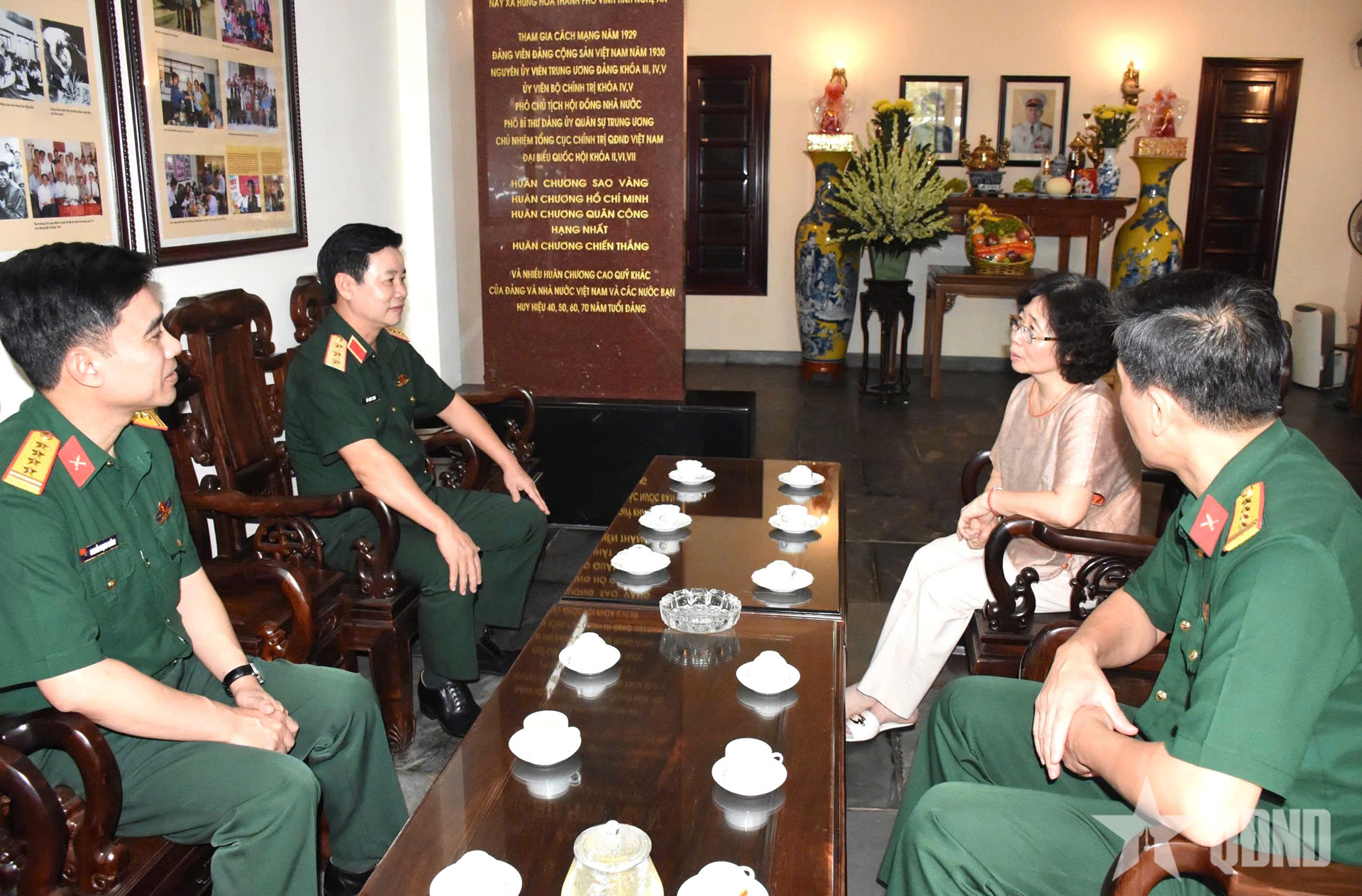 Thượng tướng Đỗ Xuân Tụng tri ân các đồng chí nguyên lãnh đạo Tổng cục Chính trị 